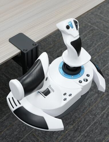 Quick Release Desk Mount: Compatible with WINWING URSA MINOR Space/Airline Joystick, Thrustmaster SimTask FarmStick/T.Flight HOTAS ONE, Compatible with Logitech G Extreme 3D Pro Joystick, Turtle Beach VelocityOne Flightstick