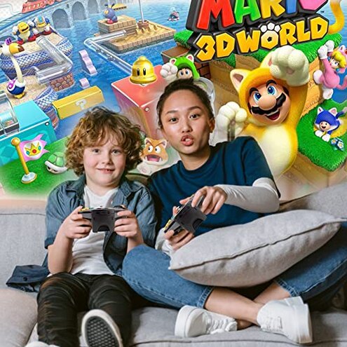 KIWITATA N64 Wireless USB Controller for Switch Games, 2.4ghz Rechargeable Wireless N64 Remote Joystick Controller for Switch/Switch Lite/Switch OLED, MAC, PC Windows 7,8,10,11 Black