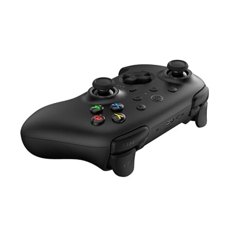 8BitDo Ultimate 2 Wireless Controller for Windows PC, Apple, Steam & Android, Gaming Controller with TMR Joysticks, Hall/Tactile Triggers, Motion Control, RGB Fire Ring, 1000Hz Polling Rate, Black