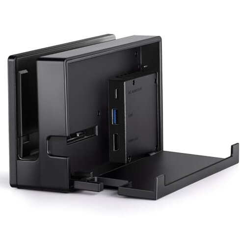 TV Dock Station for Switch - 3 in 1 Replacement TV Base Docking Station Set with Upgraded IC Module, Charger, HDMI Cable Accessories for Switch Console - Not for Switch 2