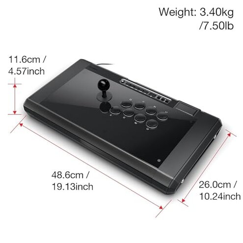 Qanba B1 Titan Wired Joystick for PlayStation 5/4 and PC