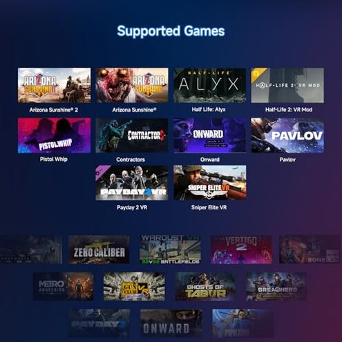 WonderFitter M9 VR Pistol Controller for Meta Quest 2/3/3S SteamVR HTC Vive PICO Realistic Shooting Simulator with Recoil Trigger Pull Detachable Magazine FPS Gun Accessory for Pavlov Onward Half-Life