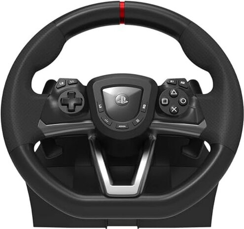 HORI Racing Wheel Apex for Playstation 5, PlayStation 4 and PC - Officially Licensed by Sony - Compatible with Gran Turismo 7