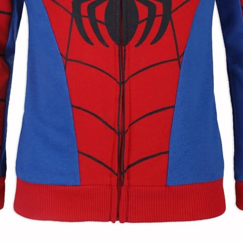 Marvel Spider-Man Toddler Boys Zip Up Fleece Hoodie T-Shirt and Jogger Pants 3 Piece Outfit Set Tie Dye Gray 4T