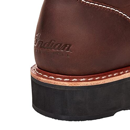 Indian Motorcycle Men's Moc Toe Boot, Brown,Brown,12
