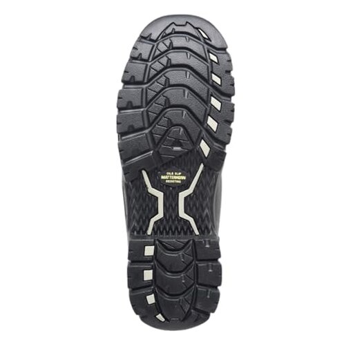 MATTERHORN Muckmen Internal 15" Met Guard Composite Toe Work Boot for Men - Durable, Waterproof, Slip-Resistant Safety Footwear, Black - 11.5W
