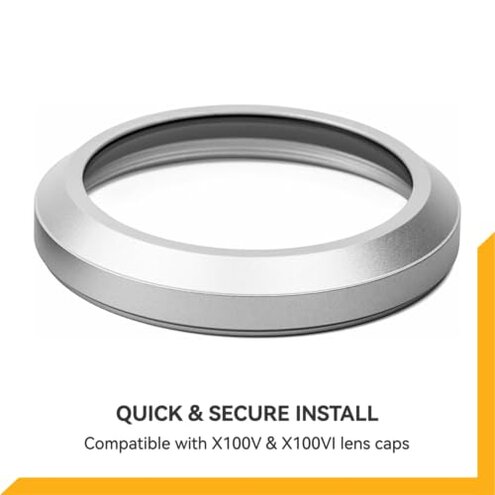 NiSi - NC UV (Silver Frame), Camera Lens Protector Filter for Fujifilm X100 Series (X100, X100S, X100F, X100T, X100V, X100VI), Ultraviolet Filter, UV Protection, Optical Glass, Waterproof Nano Coating