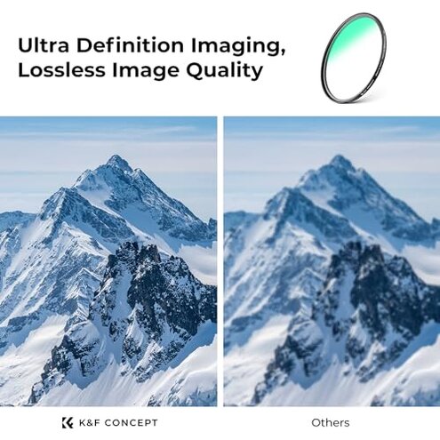 K&F CONCEPT 67mm Ultra-Low Reflectivity MCUV Lens Protection Filter 28 Multi-Layer Coatings Ultra-Slim HD Waterproof Scratch Resistant Lens UV Filter (Nano-X Series)