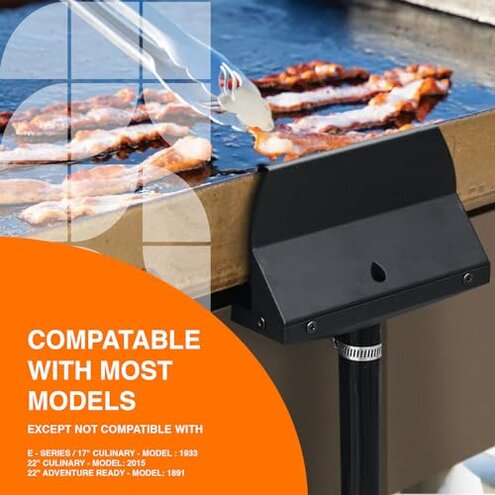 Rear Grease Drainage System for Blackstone Grease Catcher Upgrade,Grease Bucket with Transparent Lid,Grease Trap Funnel,12 Pack Foil Bucket Liners,Blackstone Griddle Accessories,Two Mounting Methods