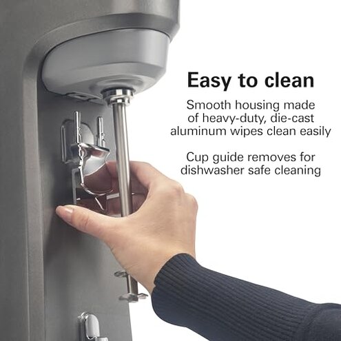 Hamilton Beach Commercial HMD200R Single-Spindle Drink Mixer, 3 Speed Universal Motor, Hands-Free Operation, NSF Certified