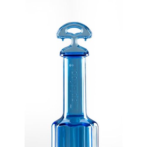 San Jamar Rapi-Kool Plastic Rapid Cooling Commercial Food Paddle with Hang Tag for Restaurants, Kitchens, 128 Ounces, Blue