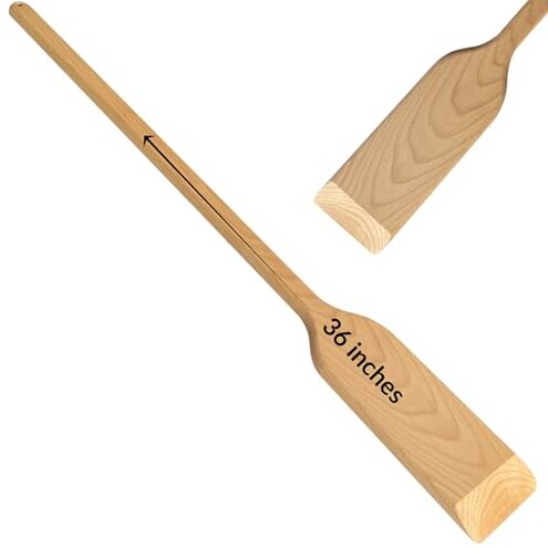 Giant Wooden Mixing Paddle 36-in Beech Heavy Duty - Made in Ukraine - Stirring Spatula for Brewing Handle Long Stir for Cooking Cajun Crawfish Boil Grill Mixing Camping in Big Stock Pots Brewing Beer