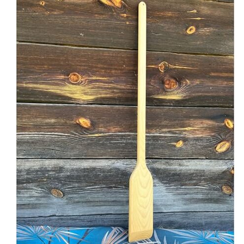 Giant Wooden Mixing Paddle 36-in Beech Heavy Duty - Made in Ukraine - Stirring Spatula for Brewing Handle Long Stir for Cooking Cajun Crawfish Boil Grill Mixing Camping in Big Stock Pots Brewing Beer