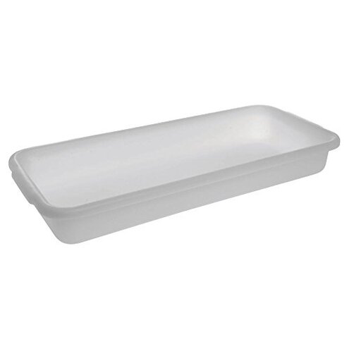 HUBERT Multi-Purpose Food Pan White Polyethylene - 30"L x 12 1/2"D x 4"D