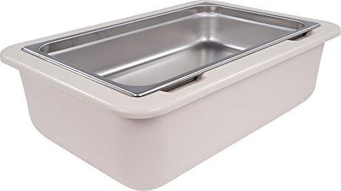 Carlisle FoodService Products CM104202 Coldmaster Full Size Insulated Cold Pan Holder, 24.1 Quart Capacity, 6" Deep, White