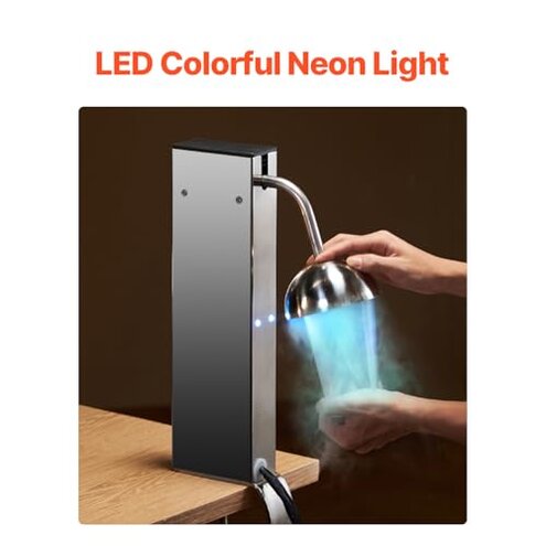 Instant Glass Froster Chiller,CO2 Powered,8-10 Seconds/Cup,for Wine,Cocktail,Champagne,Mixed Drinks and Juice.for Bar,Restaurant and Home Kitchen