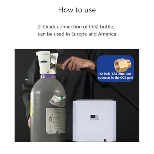 VitalisWorks Glass Chiller Glass Froster CO2 Glass Chiller CO2 Glass Froster Beer Glass Chiller Beer Glass Froster Instant Glass Chiller, for Bars, Restaurants, Clubs, Hotels