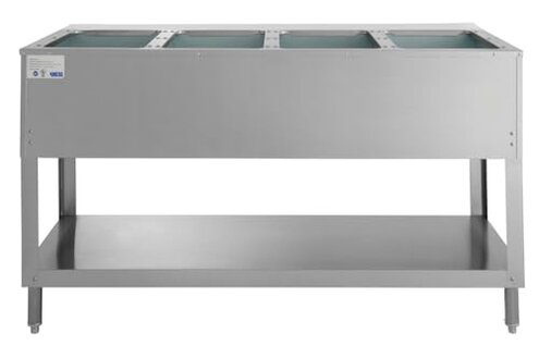 VEVOR 4-Pan Commercial Food Warmer, 24QT Electric Steam Table, 1200W Professional Countertop Stainless Steel Buffet Bain Marie with 86-185&deg;F Temp Control for Catering and Restaurants, Silver