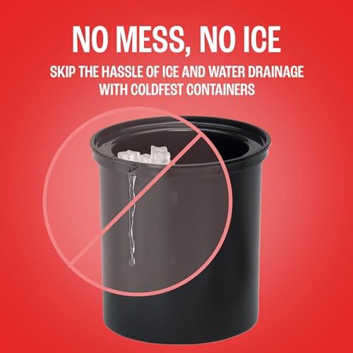 Cambro CFR18110 ColdFest&reg; Crock, 1.7 qt. black Case of 1