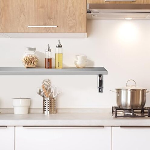 Concession Shelf 47.2" L x 12" W, Folding Concession Shelf for Food Truck, Stainless Steel Drop Down Folding Serving Food Shelf Stand for Concession Windows