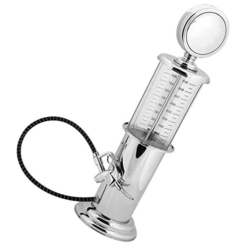 Gavigain Pump Liquor Dispenser for Home, Single Beverage Dispenser 1000cc Capacity Single Gun Beer Beverage Dispenser ContainerAlcohol Beer Dispenser for Bars Hotels KTV and Home