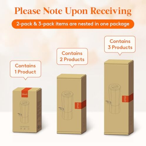 Lifewit 1 Gallon Drink Dispensers for Parties 2 Pcs (in 1 Package), 4L Plastic Beverage Containers with Stand for Juice/Tea/Soda/Water, Clear Ice Lemonade Dispensers with Lid & Leak-proof Spigot