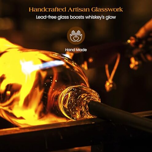 Kollea Whiskey Decanter Set with Grenade-Shaped Shot Glasses, Anniversary Birthday Gifts for Men Who Have Everything, Whiskey Gifts for Father, Husband, Boyfriend & Military Enthusiasts, Christmas