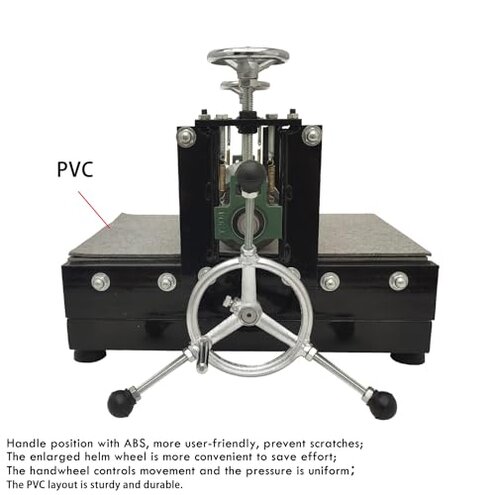 PreAsion Etching Press Machine Etching Printing Press Printmaking Letterpress Machine Printmaking Rubbing Machine Plaster Wood Paper Slab Roller Size: 28 * 10cm (11 * 3.9 ")