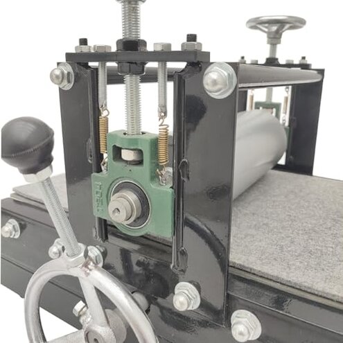 PreAsion Etching Press Machine Etching Printing Press Printmaking Letterpress Machine Printmaking Rubbing Machine Plaster Wood Paper Slab Roller Size: 28 * 10cm (11 * 3.9 ")