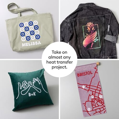 Cricut EasyPress 3 Heat Press Machine (12 "x 10") with Heat Press Mat (15.5" x 12.5")