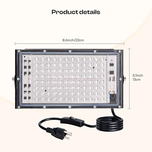 Caydo 50W LED Exposure Unit for Screen Printing, UV Screen Printing Light with Retractable and Adjustable Stand for Screen Printing and Cyanotypes