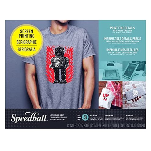 Speedball Advanced All-In-One Screen Printing Kit, Includes LED UV Exposure Lamp