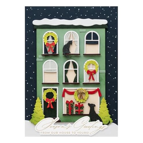 Spellbinders S7-277 City Holiday Etched Dies from The City Holiday Collection by Yana Smakula