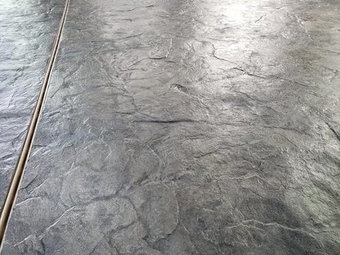 Generic Concrete Seamless Stamp Mat - Fractured Thin Slate (18" x 18")