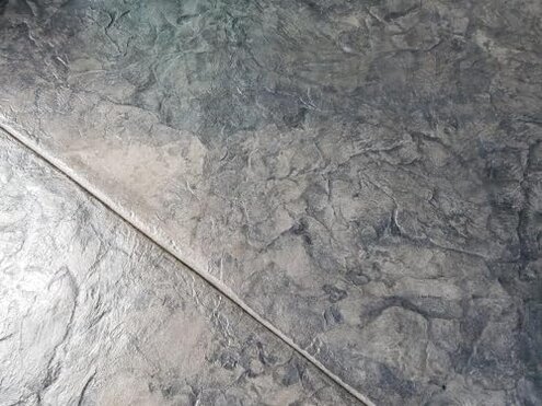 Generic Concrete Seamless Stamp Mat - Fractured Thin Slate (18" x 18")