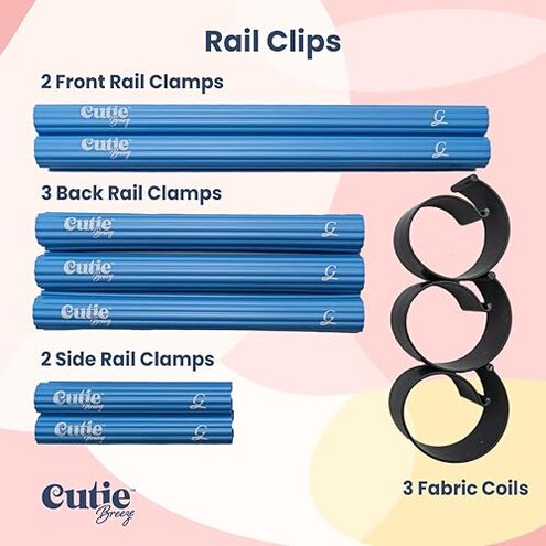 Cutie Breeze Table Top Hoop Quilting Frame | Beginner Frame for Domestic Machines | Portable Quilting Table, Hoop Frame, and Quilting Supplies