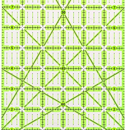 Omnigrid Omnigrip 6" x 24" Non-Slip Rectangle Quilting Ruler