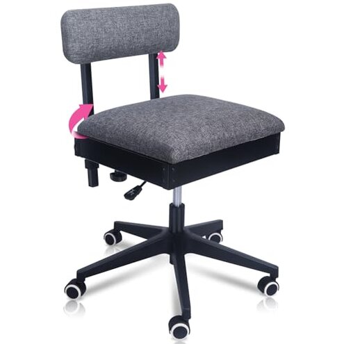 Pink Power Sewing Chair Wobbles, Wear Issues Review