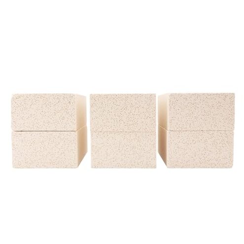 6 Pieces Insulating Fire Brick for Ovens, Kilns, Blacksmith, Fireplaces, Forges 9" x 4.5" x 2.5" 2300F Rated Insulating Fire Bricks
