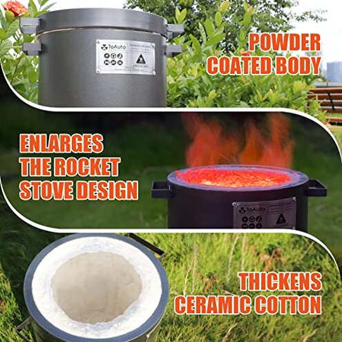 TOAUTO 6KG Upgraded Propane Melting Furnace TMF6000B-V3 Gas Kiln Kit 1300&deg;C /2372&deg;F for Scrap Metal Recycle Gold Silver Copper Aluminum Melting Refining Smelting