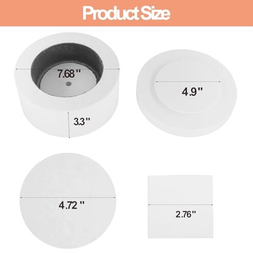 Professional Large Microwave Kiln for Glass Fusing with 50 Sheets Kiln Papers Glass Fusing DIY Crafts Supplies Jewelry Making