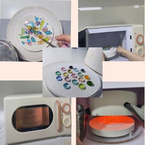 EWAIDI Microwave Kiln for Clay Pottery - Professional Microwave Kiln for Pottery Crafting,DIY Tool for Artists and Hobbyists, Easy and Efficient Ceramic Firing Solution (Big)