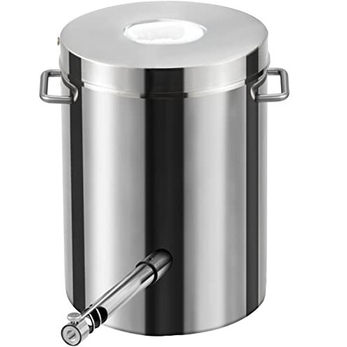 VEVOR 6KG Propane Melting Furnace Kit, Large Capacity Foundry Home Kilns, Blacksmithing Forge with Crucible & Tongs Kiln, Stainless Steel, for Metal Scrap Recycle, Gold Copper Silver Casting