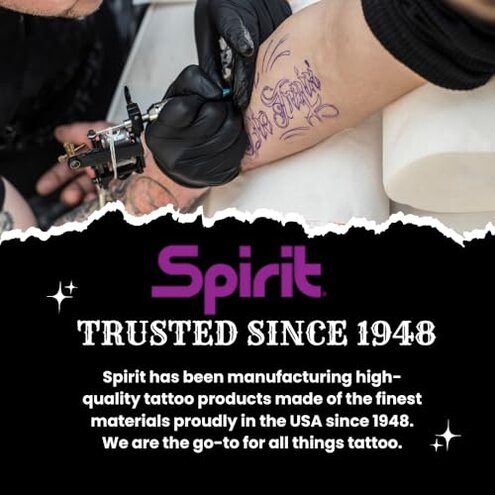 Spirit® Classic Thermal Tattoo Transfer Paper 8.5" X 11" - 100 Sheets, Tattooing Stencil Paper, Proudly made in the USA