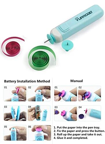 MDLUU Paper Quilling Kit with 1860 Strips and Quilling Tools and Storage Box, Paper Quilling Craft Great for DIY Learning Class, Home Decoration, Birthday Gift