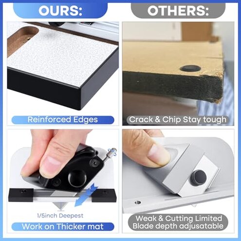 Authentic Logan Brand 350-1 Compact Elite 32" Board Mounted Mat Cutter Used to Cut Matboard for Picture Framing