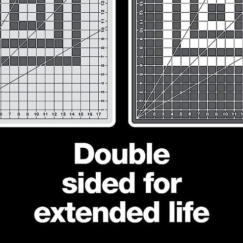 Fiskars Self Healing Cutting Mat for Quilting, Arts and Crafts, 24" x 36" Grid, Sewing Mat, Craft Cutting Board, Sewing Supplies and Quilting Tools