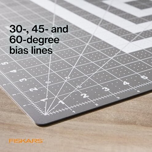 Fiskars Self Healing Cutting Mat for Quilting, Arts and Crafts, 24" x 36" Grid, Sewing Mat, Craft Cutting Board, Sewing Supplies and Quilting Tools