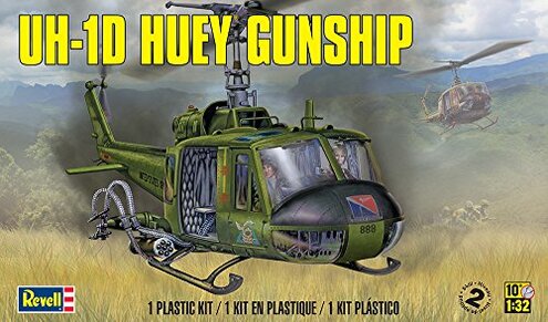Revell UH-1D Huey Gunship Model Kit