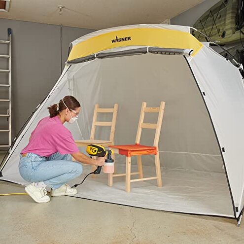 HomeRight Large Spray Shelter C900038 Portable Paint Booth for DIY Spray Painting, Hobby Paint Booth Tool Painting Station, Spray Paint Tent